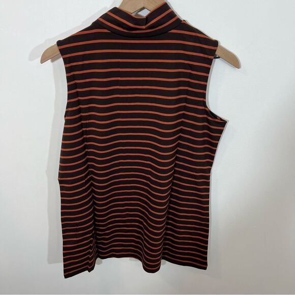 New Susan Graver Weekend Solid & Striped Cotton Modal Set of 2 Tops | Size M - Picture 5 of 13